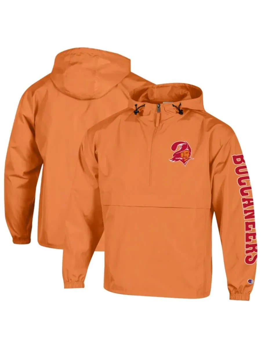 Ветровка-анорак с капюшоном Champion Packable Hooded Windbreaker Half-Zip