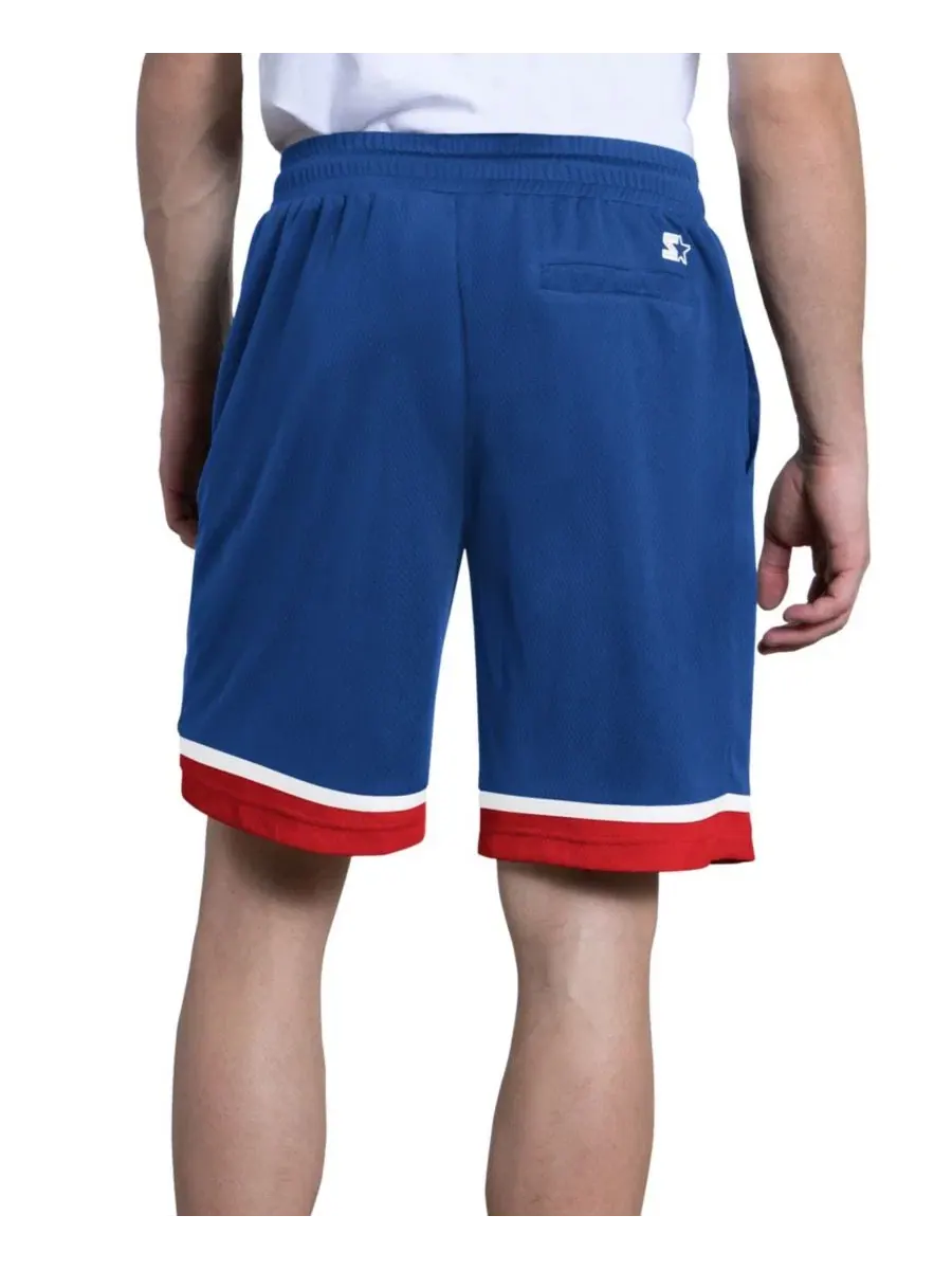 Шорты из сетки с принтом, модель Power Play Mesh Shorts Starter — изображение 2 из 2, королевский