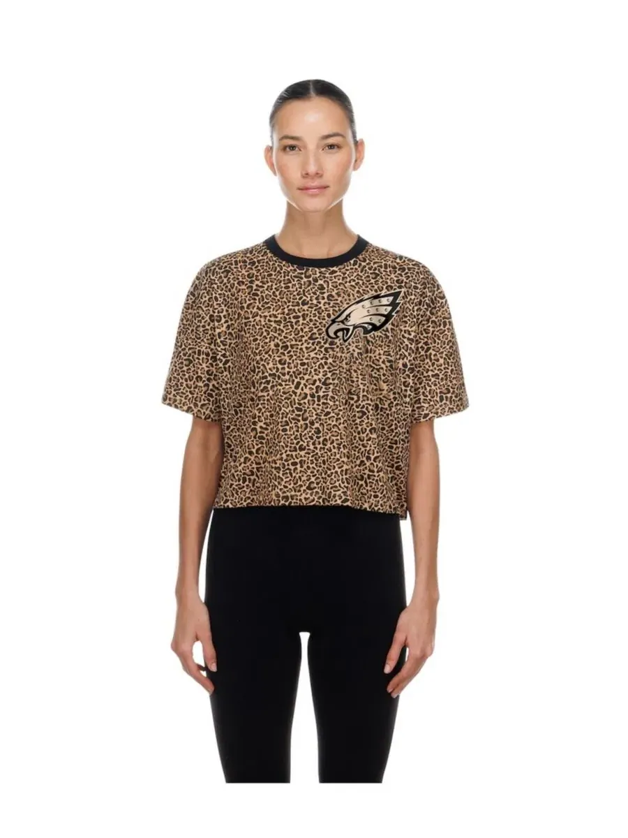 Футболка с принтом, модель Mom Me Leopard New Era