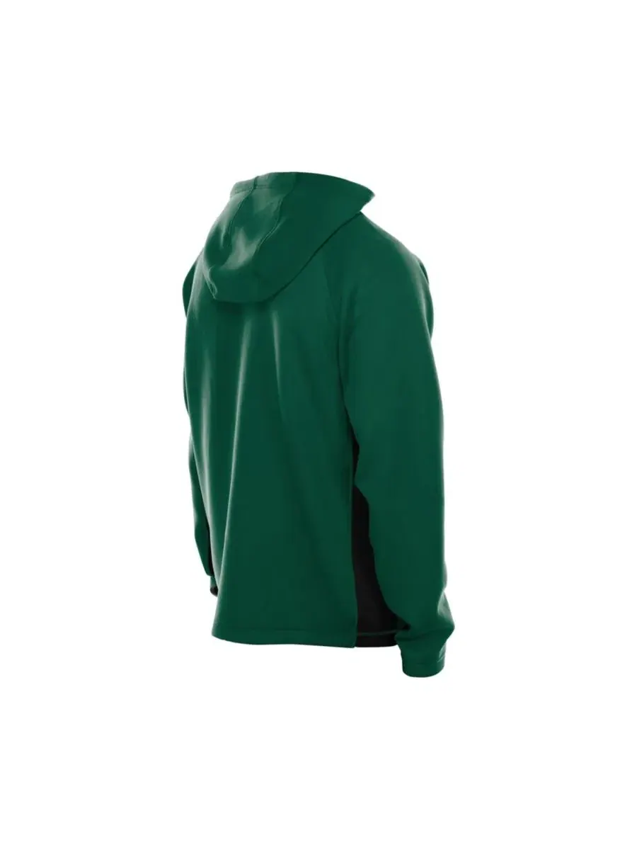 Толстовка на молнии с капюшоном New York Jets Combine Authentic Raglan Scuba New Era — изображение 5 из 5, зеленый
