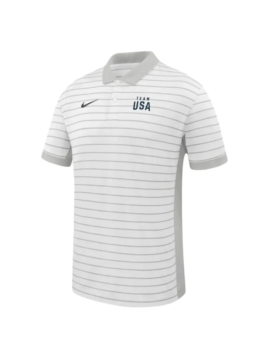 Поло Dri-FIT Victory Stripe Team USA Nike — изображение 2 из 3, белый