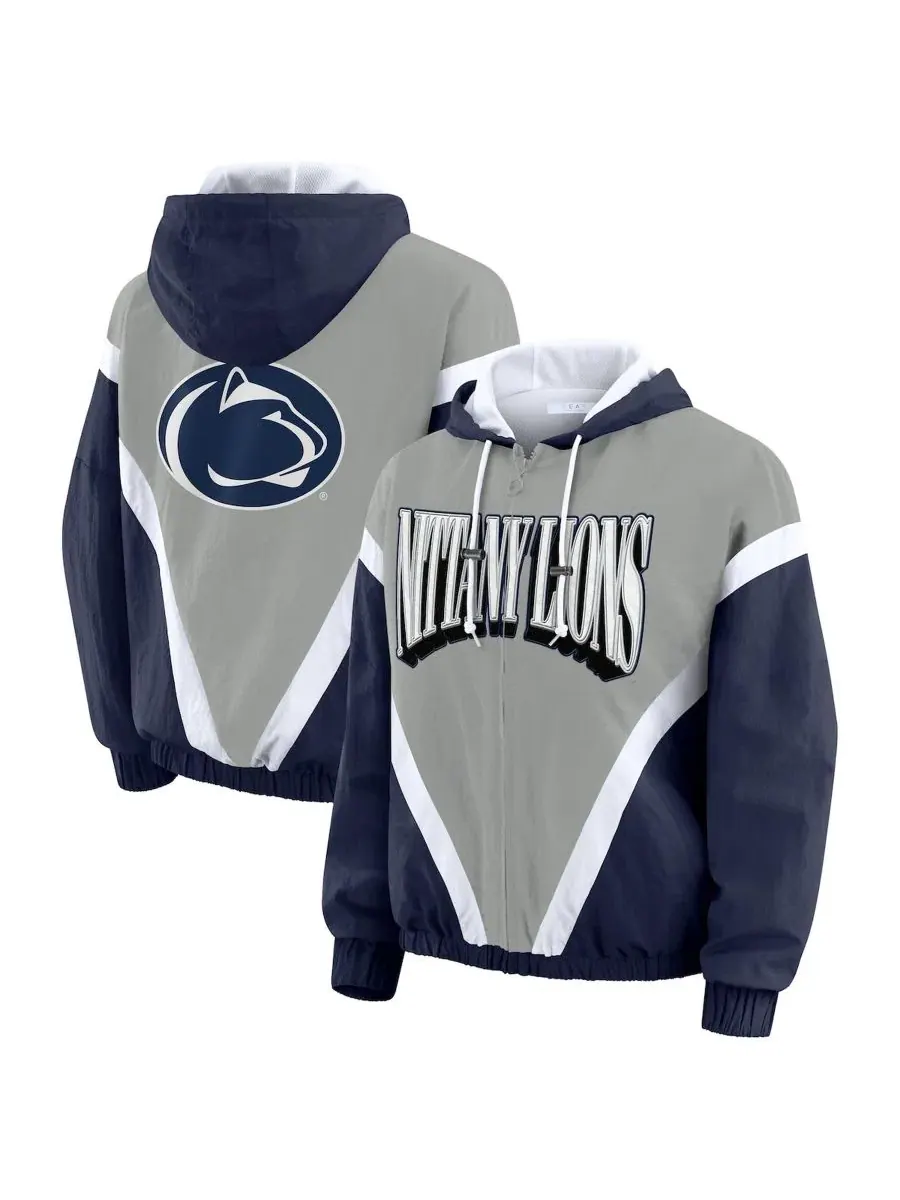 Ветровка-худи на молнии с принтом Penn State Nittany Lions WEAR by Erin Andrews