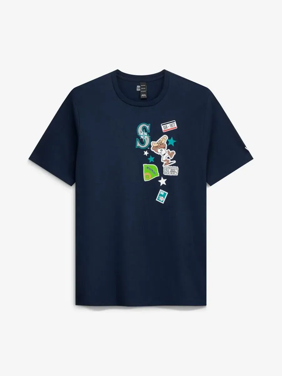 Футболка с принтом Seattle Mariners City Patch New Era