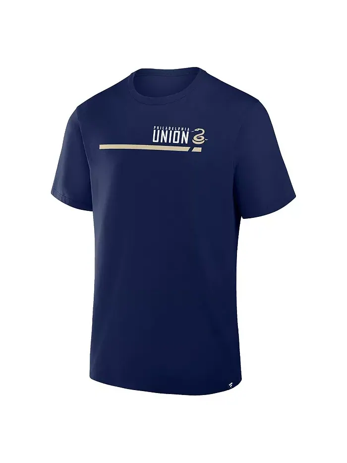 Мужская футболка Philadelphia Union Corner Kick Legacy темно-синяя Fanatics — изображение 2 из 3