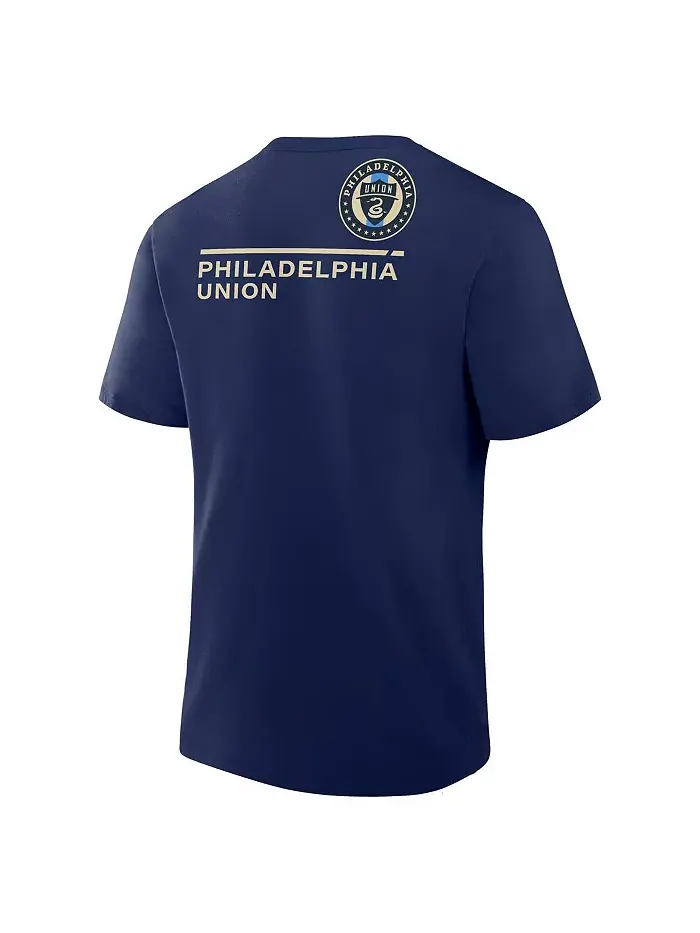 Мужская футболка Philadelphia Union Corner Kick Legacy темно-синяя Fanatics — изображение 3 из 3