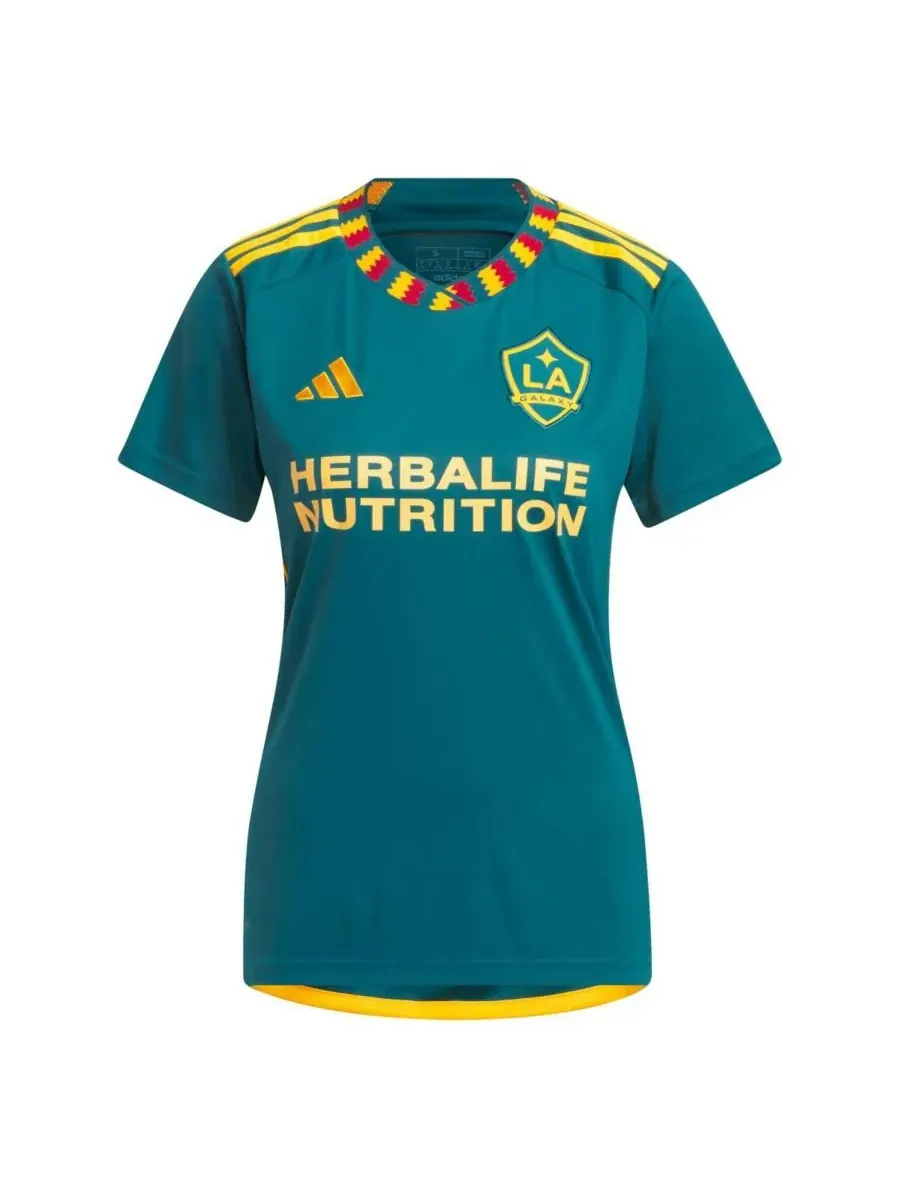 Adidas Женская футболка Riqui Puig Green LA Galaxy 2024 LA Kit Replica Player Jersey — изображение 3 из 3, зеленый