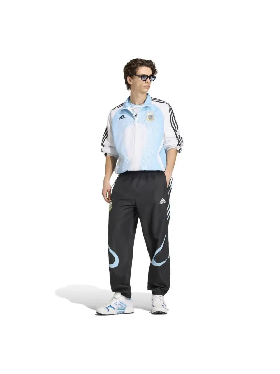 Adidas Мужская белая спортивная куртка на молнии с символикой сборной Аргентины 2006 года — изображение 2 из 3, белый