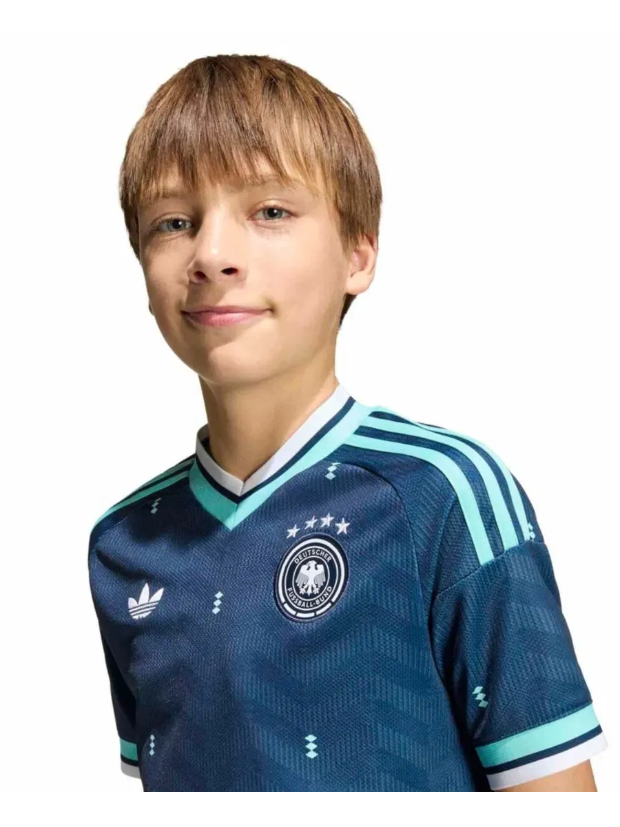 Футболка с длинным рукавом Германия 2026 Away Replica adidas — изображение 2 из 4, темно-синий