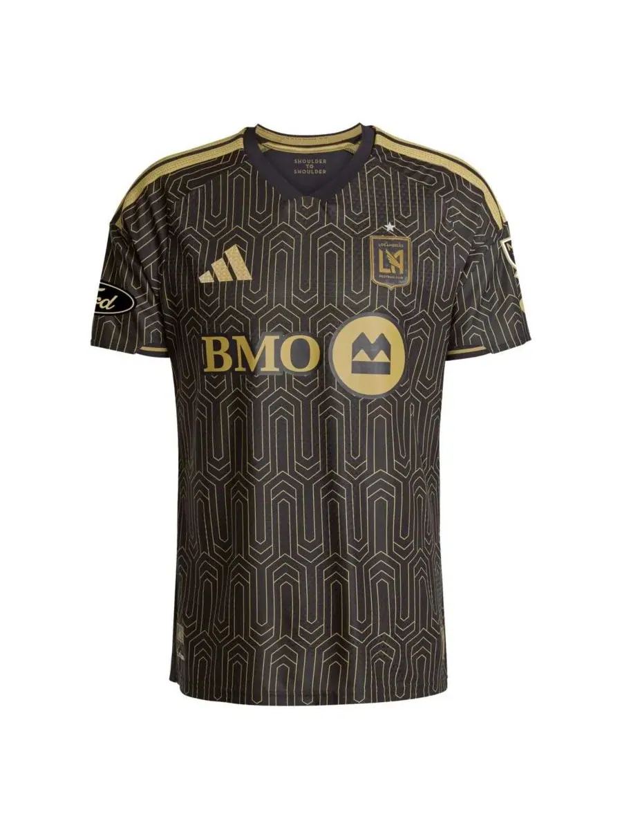 Футболка с длинным рукавом Son Heung-Min Black LAFC 2026 Primary Kit On-Field Authentic Patch — изображение 3 из 3, черный