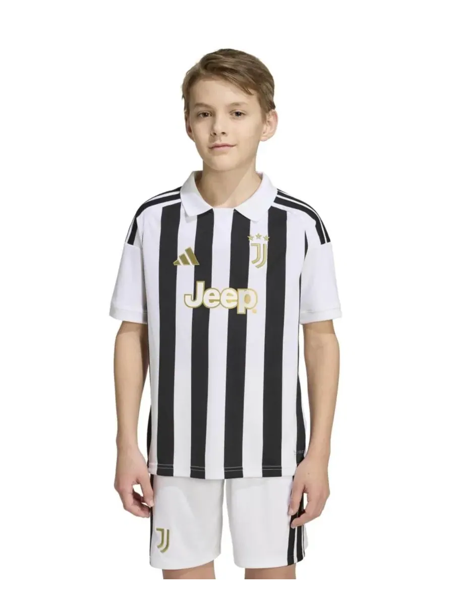 Детская футболка Juventus 2026/27 Home Replica с длинным рукавом adidas
