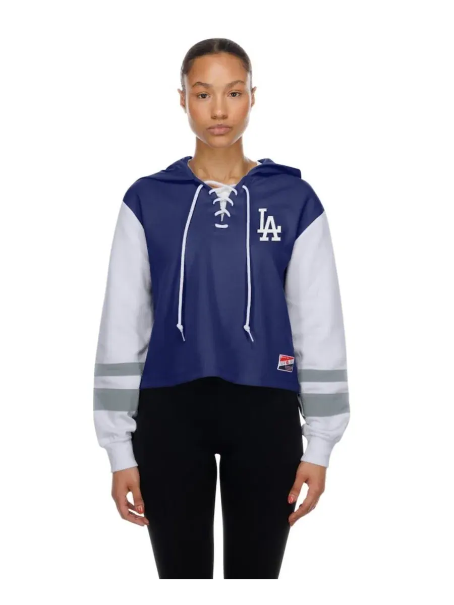 Худи с шнуровкой и логотипом Los Angeles Dodgers New Era