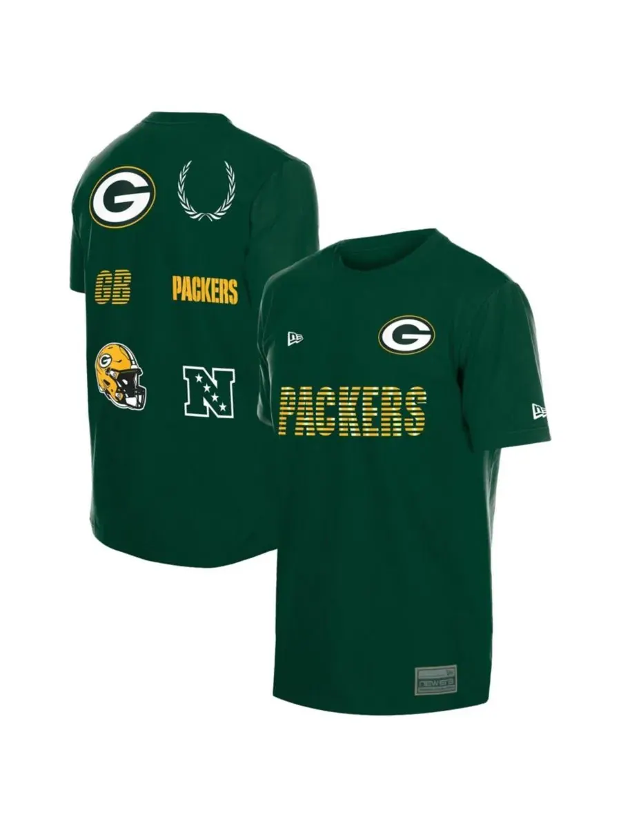 Футболка с длинным рукавом Match Green Bay Packers New Era