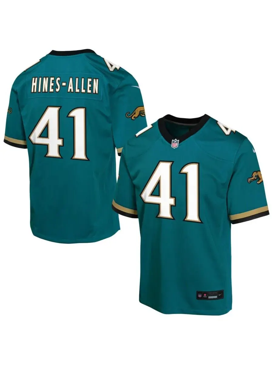 Детская футболка-джерси Nike Josh Hines-Allen Jacksonville Jaguars Alternate 2 Prowler Throwback