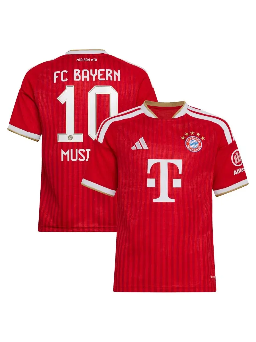 Детская футболка с коротким рукавом Jamal Musiala Red Bayern Munich 2026/27 Home Replica Jersey