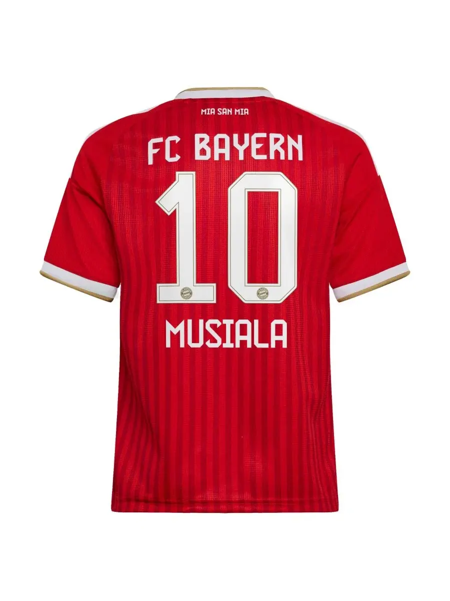 Детская футболка с коротким рукавом Jamal Musiala Red Bayern Munich 2026/27 Home Replica Jersey — изображение 3 из 3, красный