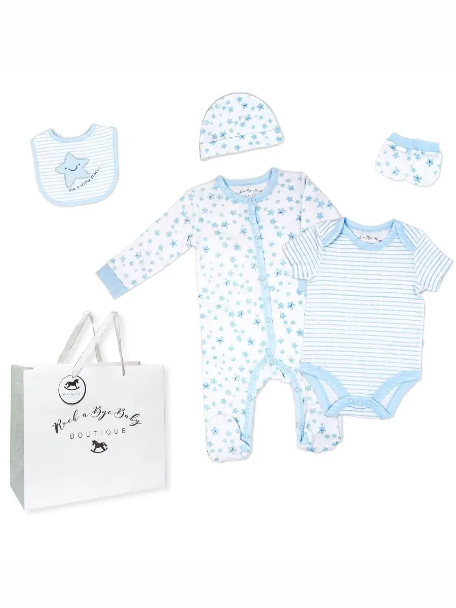 Комплект боди и слипа из хлопка I'M A Star Rock-A-Bye Baby Boutique, I'M A Star