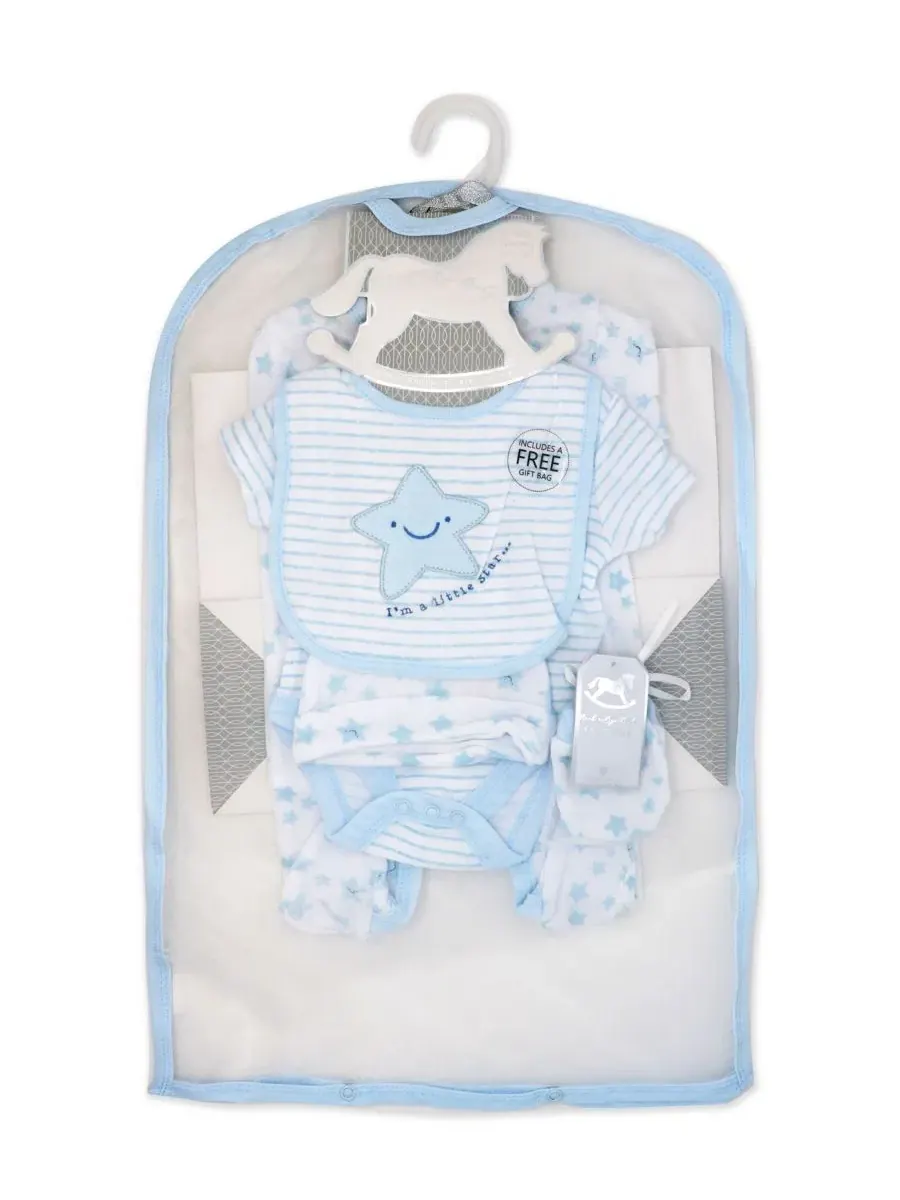 Комплект боди и слипа из хлопка I'M A Star Rock-A-Bye Baby Boutique, I'M A Star — изображение 2 из 8
