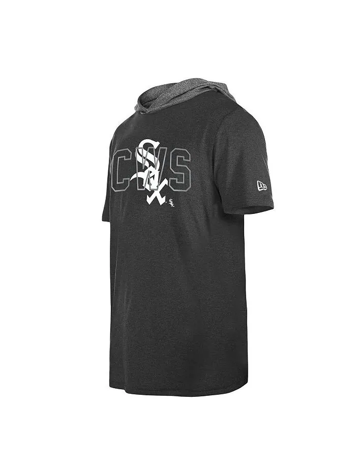 Мужская черная футболка с капюшоном Chicago White Sox Team New Era — изображение 3 из 3, черный