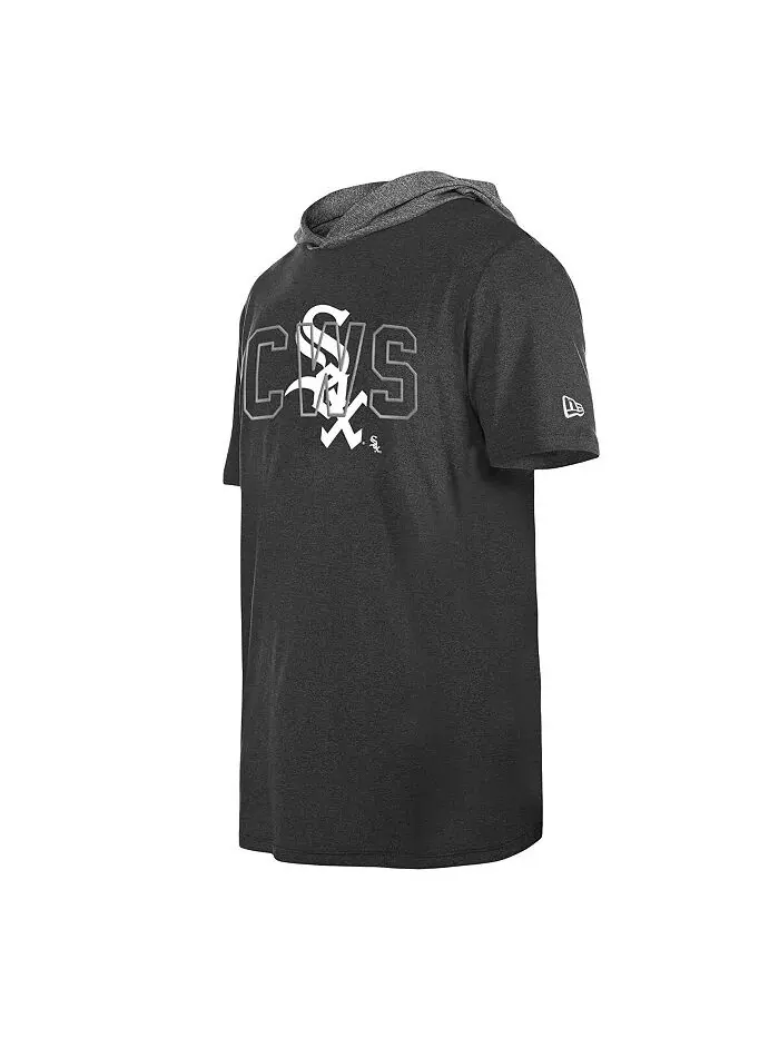 Мужская черная футболка с капюшоном Chicago White Sox Team New Era — изображение 3 из 3