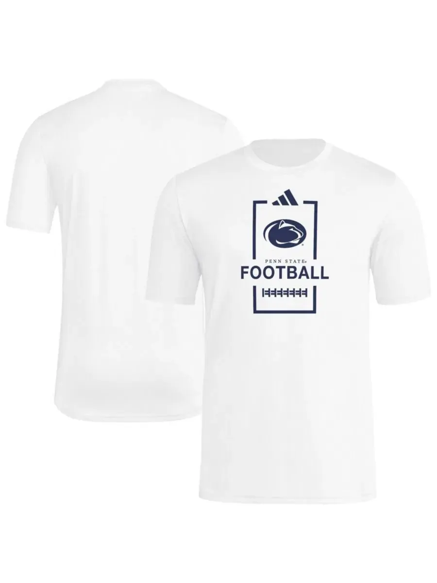 Футболка из полиэстера с коротким рукавом Penn State Nittany Lions adidas