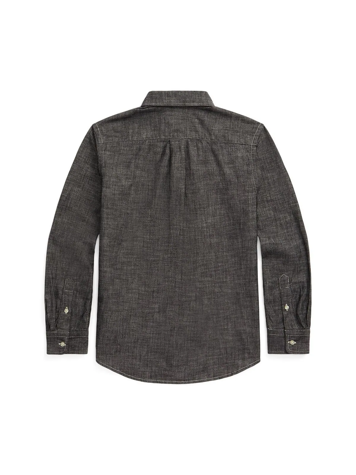 Джинсовая хлопковая куртка для мальчиков Big Boys Polo Ralph Lauren — изображение 2 из 2, светлый серый