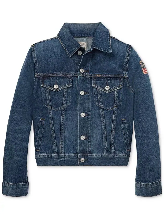 Джинсовая хлопковая куртка для мальчиков Big Boys Polo Ralph Lauren — изображение 6 из 9