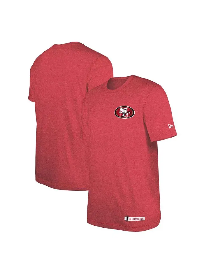 Мужская футболка Scarlet San Francisco 49ers для тренировочного лагеря НФЛ 2024 New Era