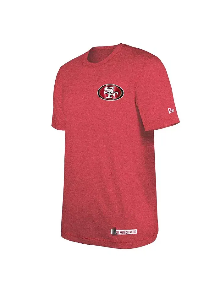 Мужская футболка Scarlet San Francisco 49ers для тренировочного лагеря НФЛ 2024 New Era — изображение 4 из 4
