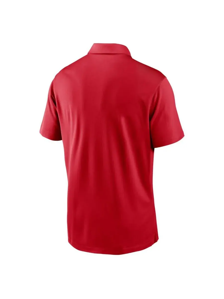 Nike Мужская белая/красная поло-рубашка Philadelphia Phillies Vapor Striped Performance — изображение 2 из 3, белый красный