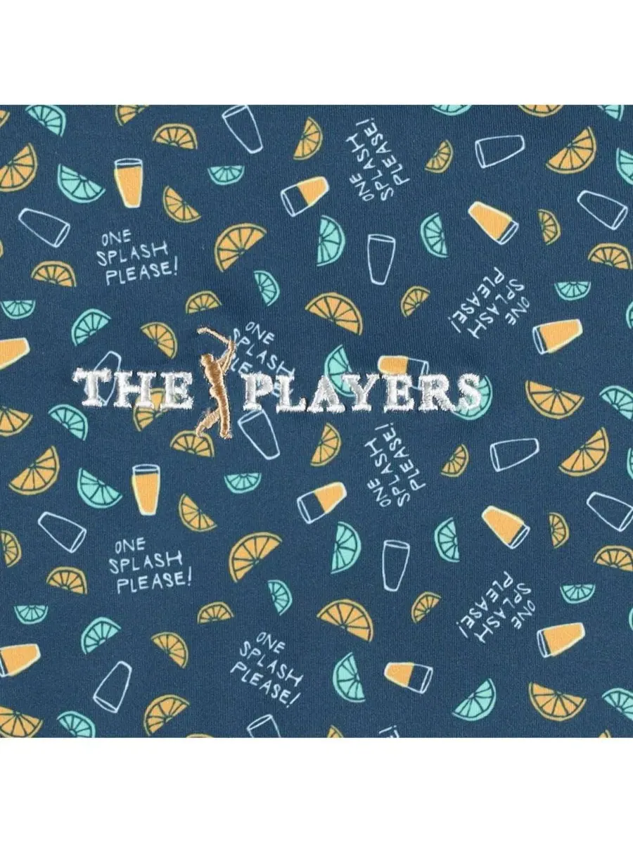 Breezy Golf Мужская темно-синяя футболка-поло THE PLAYERS One Splash Please — изображение 2 из 4, темно-синий