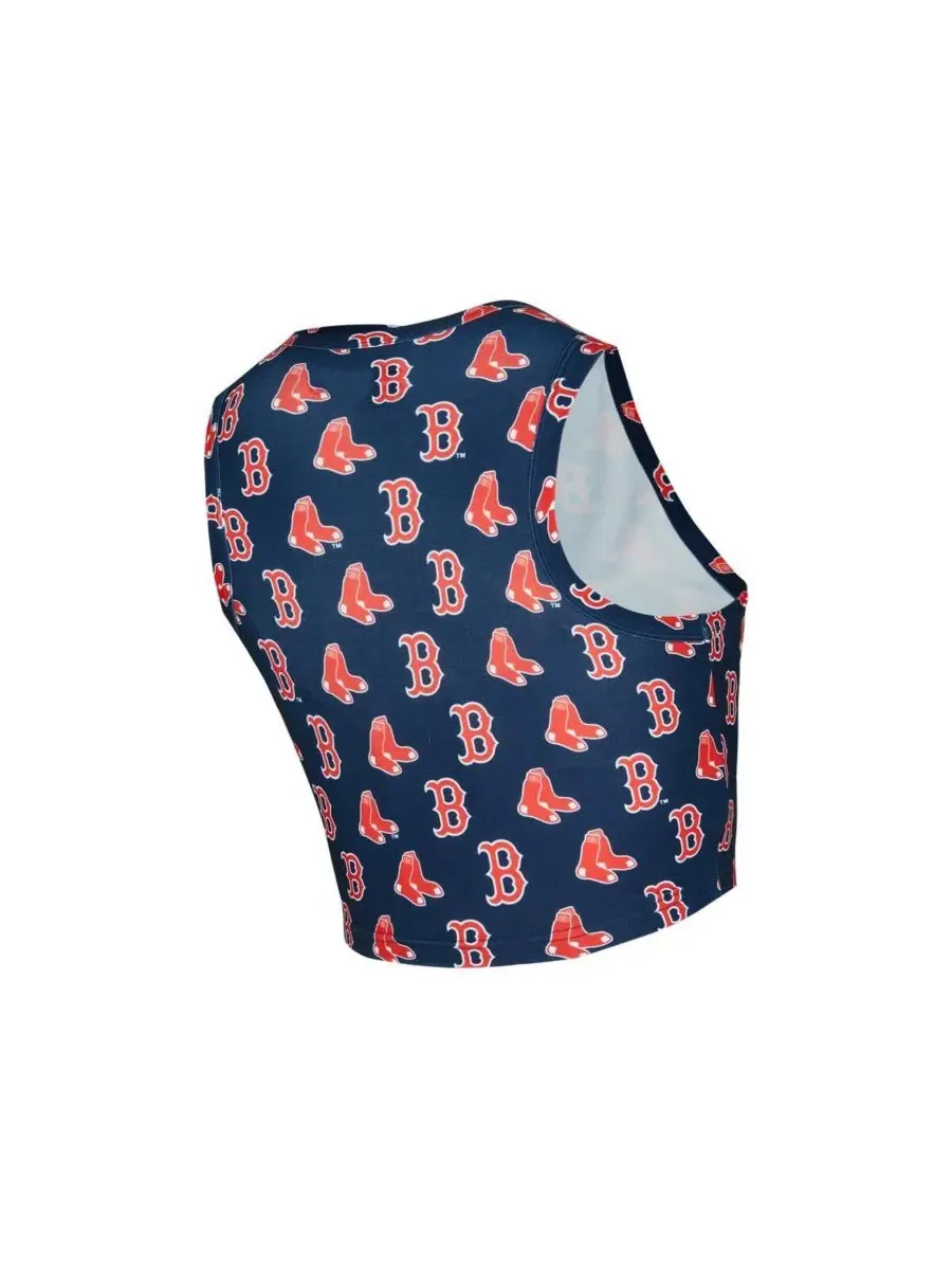 Concepts Sport Женский комплект из двух предметов: темно-синий трикотажный топ и юбка-шорты с — изображение 2 из 3
