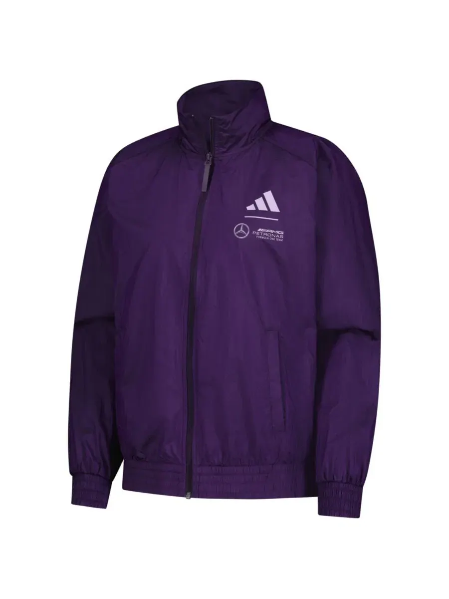 Женская куртка-тракер с принтом Mercedes-AMG Petronas F1, модель Premium Woven Full-Zip adidas — изображение 3 из 3