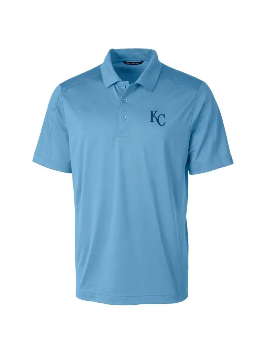 Мужское поло из полиэстера и спандекса с вышивкой Kansas City Royals Cutter & Buck