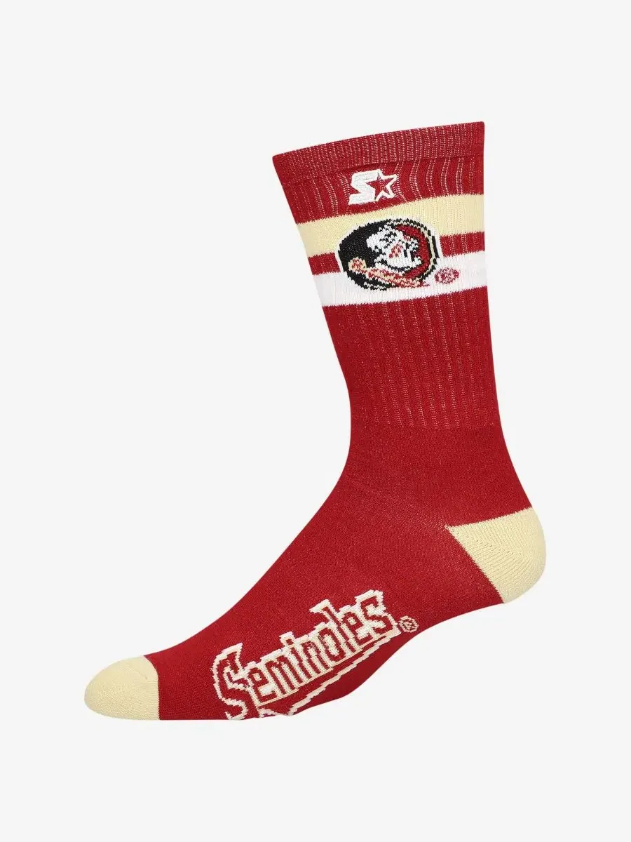 Носки с графикой Florida State Seminoles, модель Team Color Two-Stripe Starter