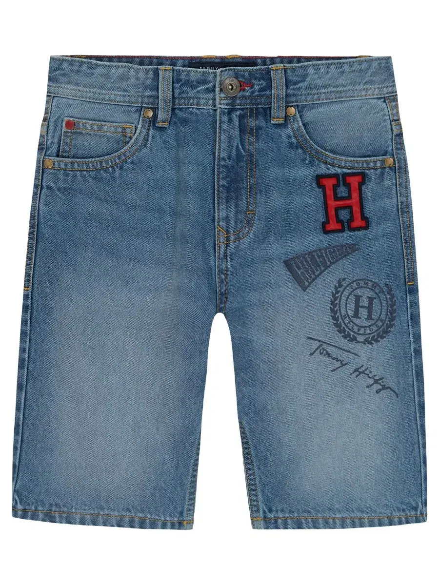 Шорты джинсовые с регулируемым поясом Tommy Hilfiger, Missouri — изображение 4 из 9