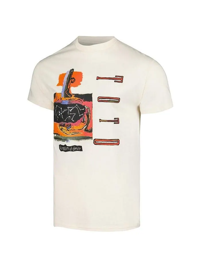 Мужская кремовая футболка с рисунком Toto Kingdom of Desire Manhead Merch — изображение 2 из 3, бежевый