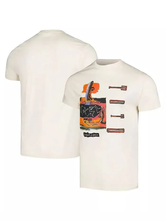 Мужская кремовая футболка с рисунком Toto Kingdom of Desire Manhead Merch — изображение 1 из 3