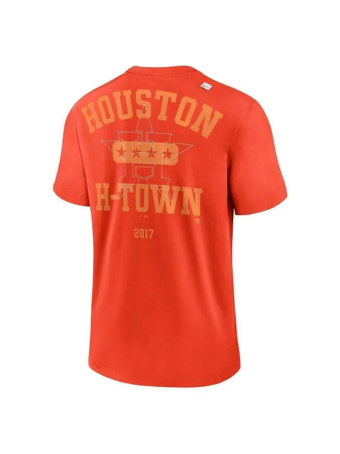 Мужская оранжевая футболка Houston Astros Statement Game Over Nike — изображение 3 из 3, оранжевый