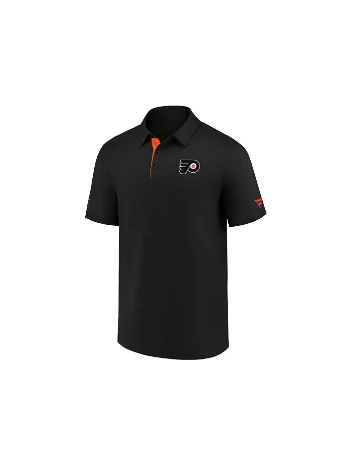 Мужская футболка-поло Philadelphia Flyers для раздевалки Majestic