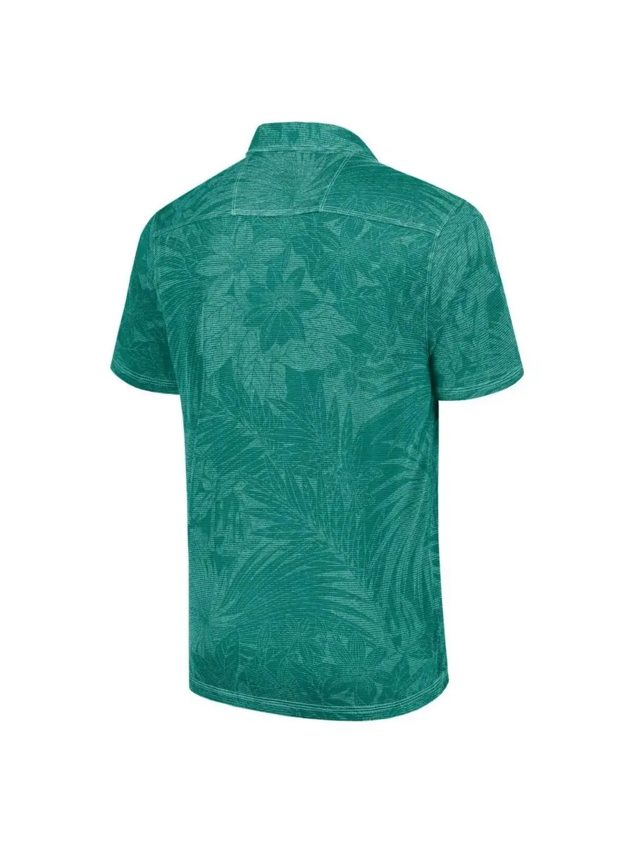 Tommy Bahama Мужская зеленая спортивная рубашка-поло New York Jets Sport Santiago Paradise — изображение 3 из 3, зеленый