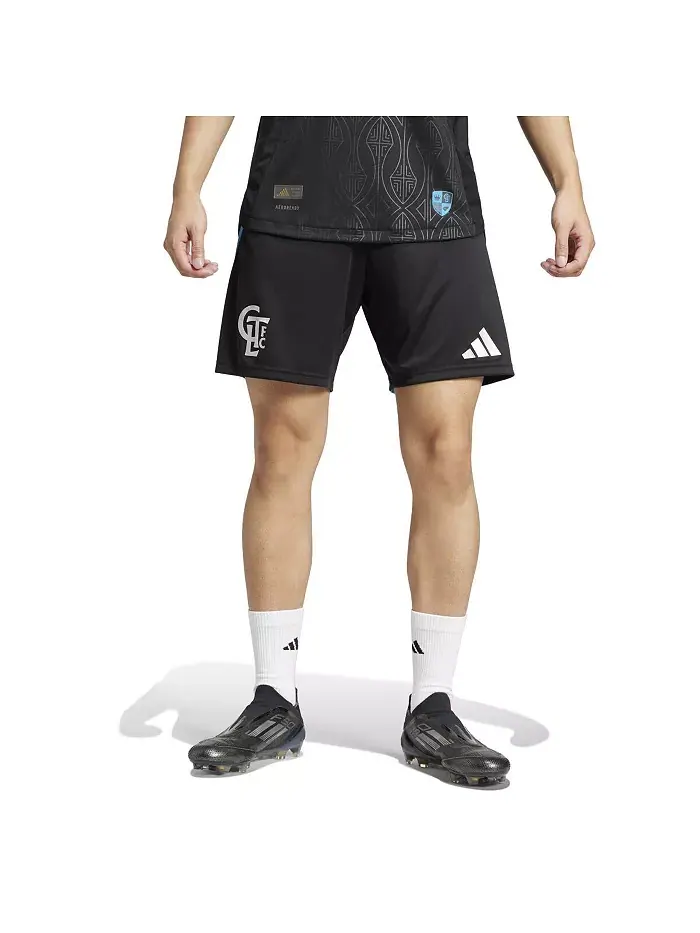 Мужские шорты Charlotte FC Away 2025 Fortress Kit Authentic черные adidas — изображение 5 из 5