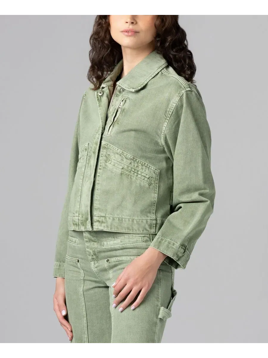 Женская саржевая куртка с воротником BLANK NYC, Vibe Check — изображение 4 из 5
