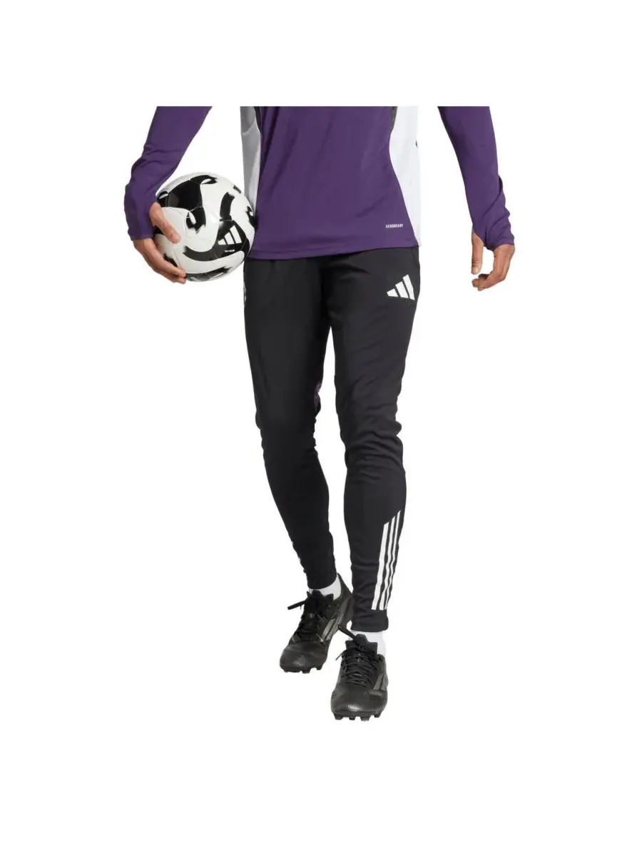 Adidas Мужские черные тренировочные штаны AEROREADY "Манчестер Юнайтед" сезона 2025/26