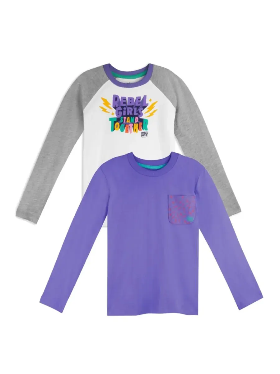 Комплект из двух футболок с длинным рукавом Toddler x Rebel Fair Trade из органического хлопка