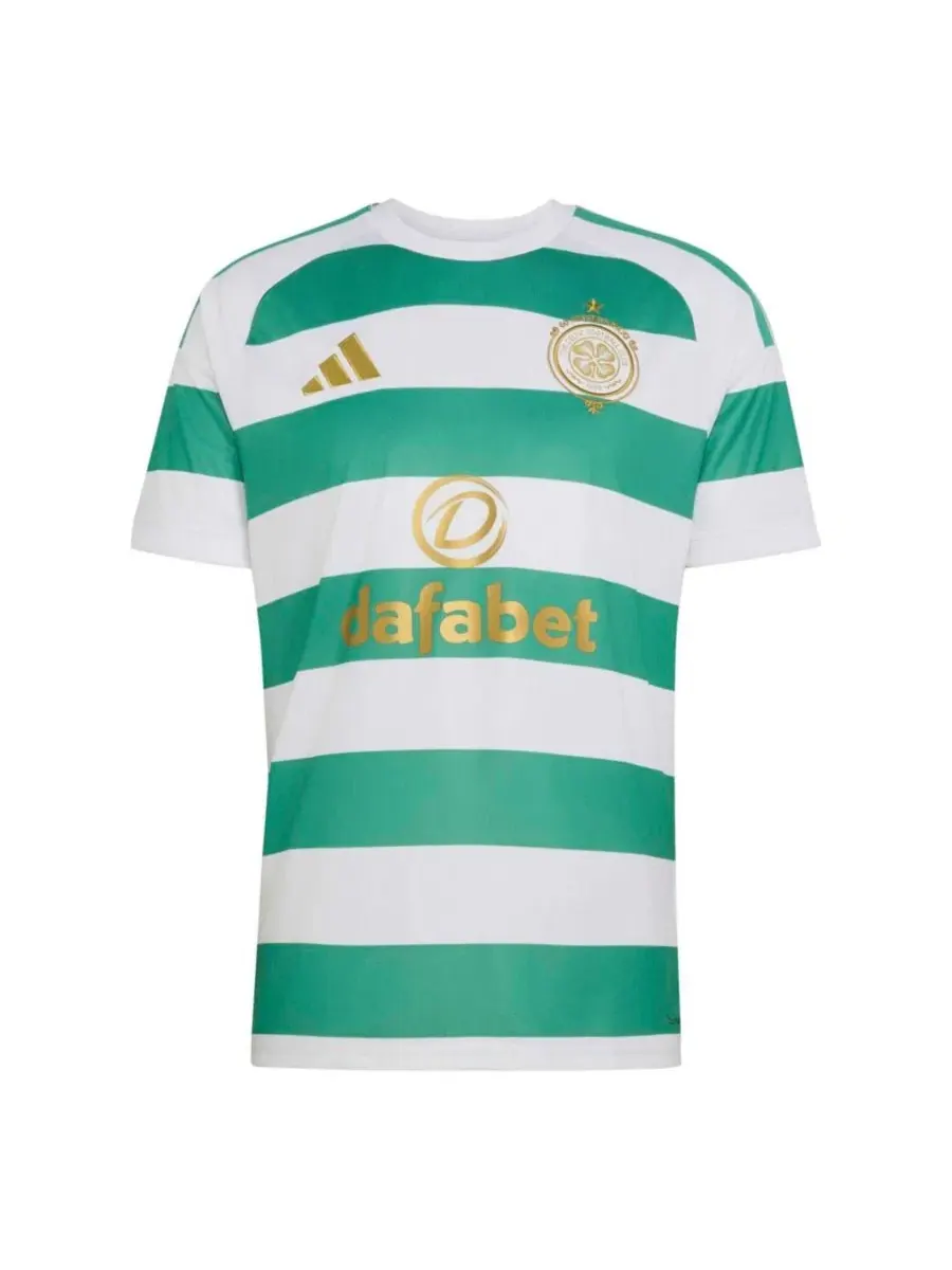 Футболка с длинным рукавом Celtic Home Replica Jersey adidas — изображение 2 из 5, белый