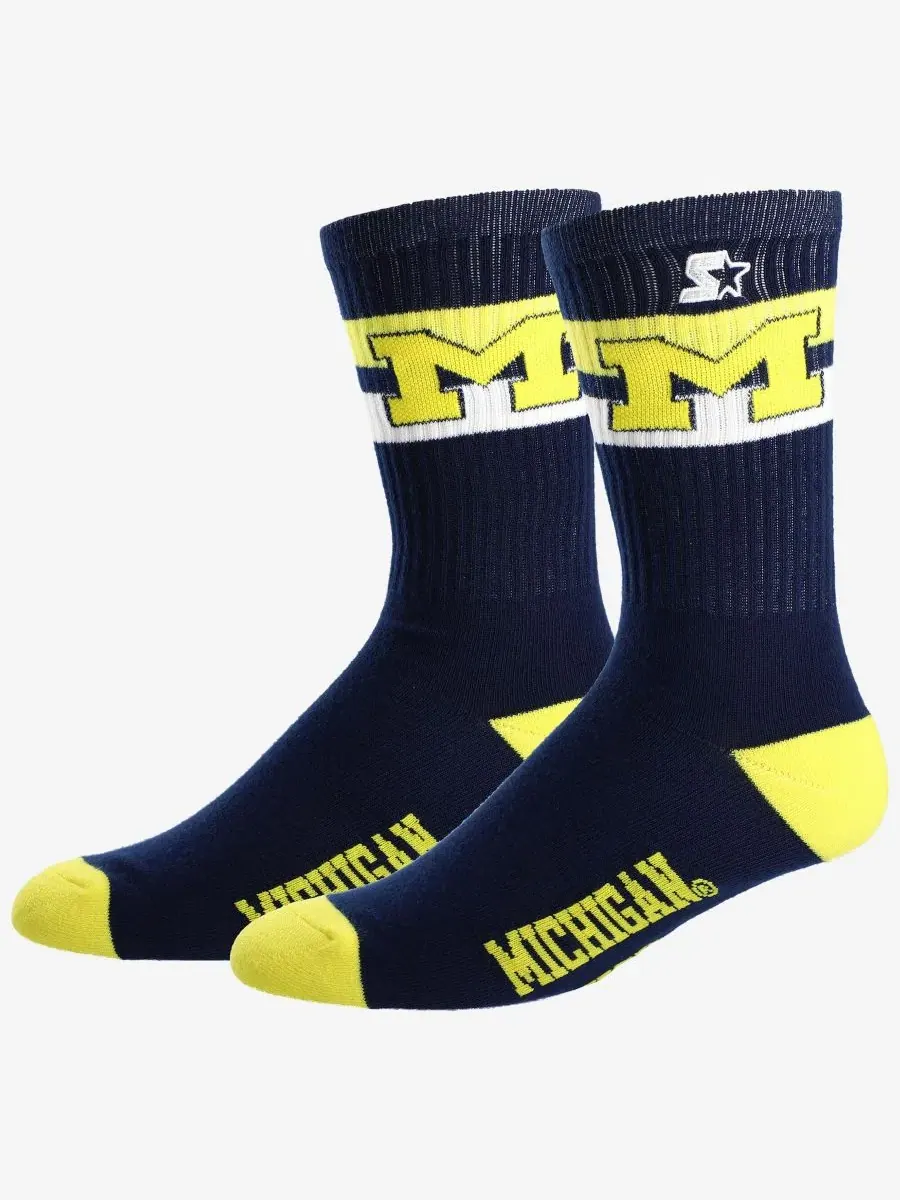 Носки футбольные с рисунком Michigan Wolverines Starter