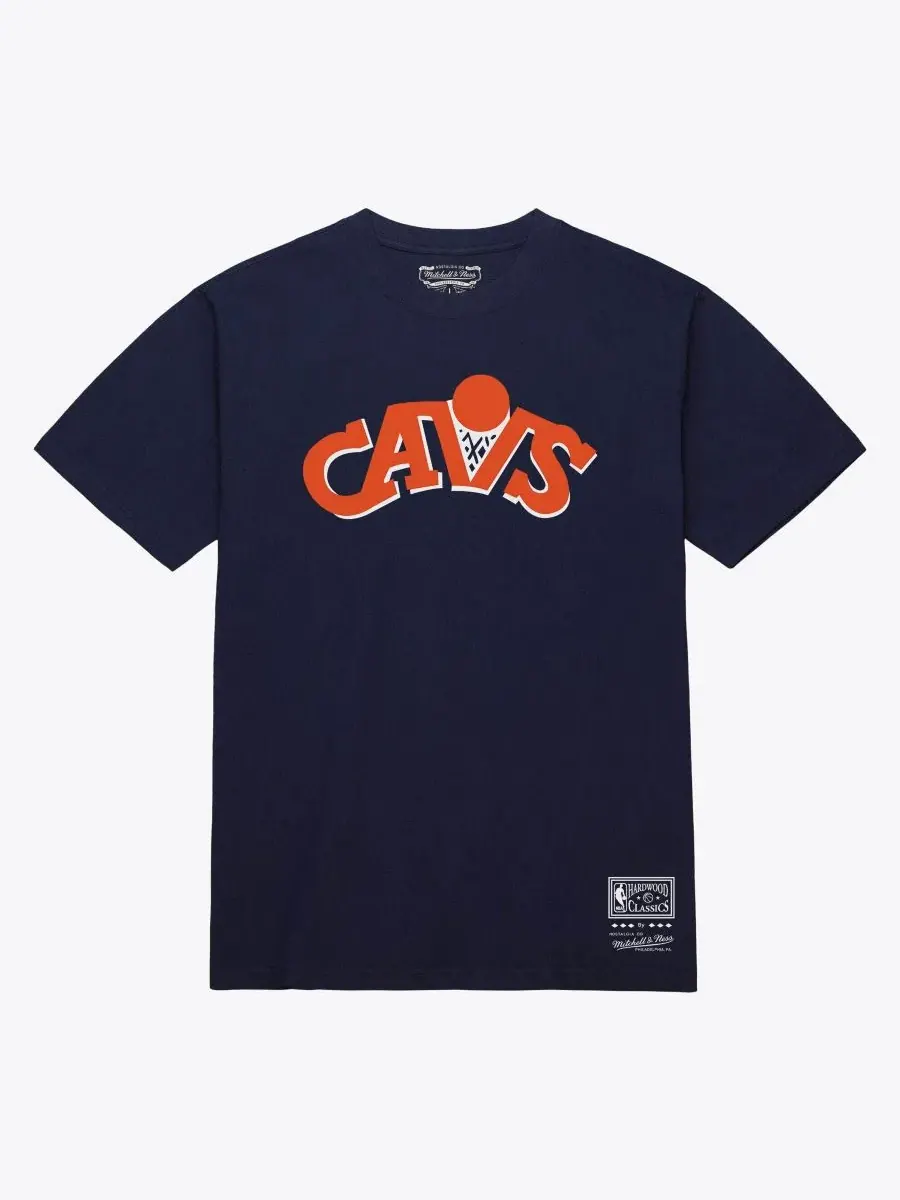 Футболка с принтом Cleveland Cavaliers Hardwood Classics Arch Mitchell & Ness