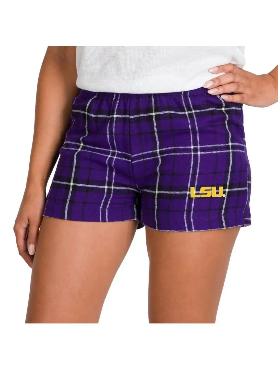 Шорты фланелевые Ultimate с принтом LSU Tigers Concepts Sport