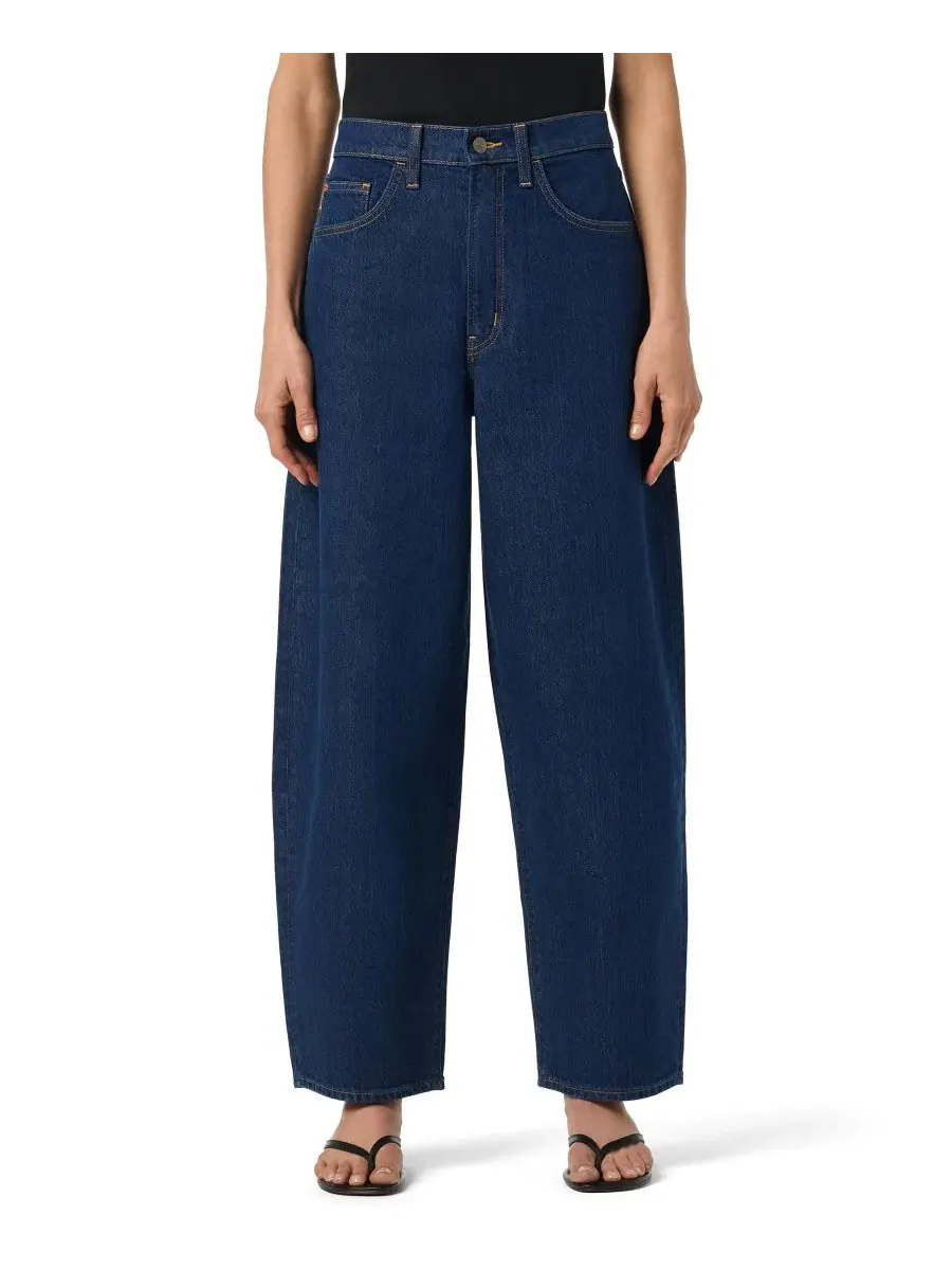 Джинсы-бананы с высокой посадкой Bailey Relaxed Barrel Hudson Jeans, Paradox — без цвета