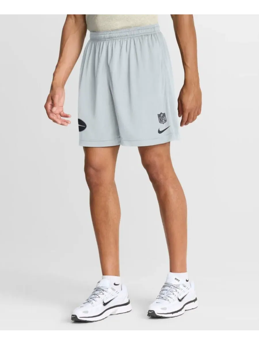 Шорты Nike с принтом, New York Jets — изображение 4 из 5, черный/платиновый